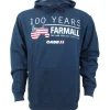 Farmall 100 Years Navy Hooded Sweatshirt