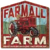 Farmall "Farm Where Crops Are Green and Tractors Are Red" Sign