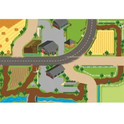 Farm-Themed 59in x 39in Playmat by Kids Globe