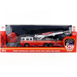 FDNY Radio Control 11" Ladder Fire Truck with Lights & Sounds