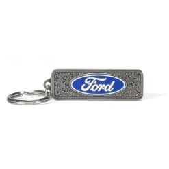 Ford Blue Oval Enamel Logo Keychain