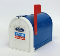 Ford New Holland Die Cast Metal Mailbox Bank from ERTL in 1990
