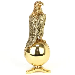 Gold / Bronze Edition ~ Case Old Abe Eagle on Globe, 3D Sculpture