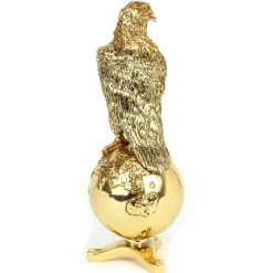 Gold / Bronze Edition ~ Case Old Abe Eagle on Globe, 3D Sculpture