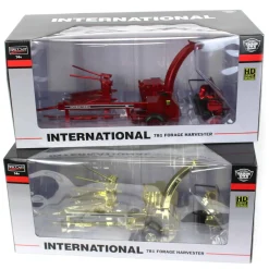 Gold & Red Chrome Set ~ 1/16 International 781 Pull-Type Forage Harvester, 2023 NFTM Renovation Unit, 3rd in Series