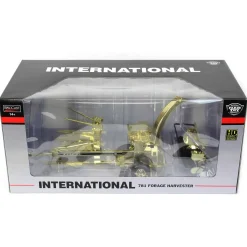 Gold & Red Chrome Set ~ 1/16 International 781 Pull-Type Forage Harvester, 2023 NFTM Renovation Unit, 3rd in Series