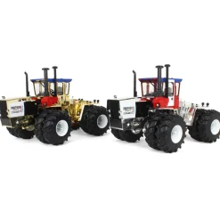 Gold & Silver Chrome Set ~ 1/16 Steiger PTA-325 "Stars N Stripes" 4WD Tractor with Duals, ERTL Prestige