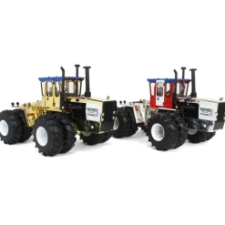 Gold & Silver Chrome Set ~ 1/16 Steiger PTA-325 "Stars N Stripes" 4WD Tractor with Duals, ERTL Prestige