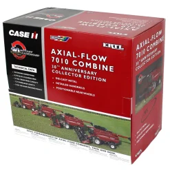 Gold Chrome ~ 1/32 Case IH 7010 Axial Flow Combine, 30th Anniversary Collector Edition