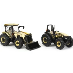 Gold Chrome Chase Unit ~ 1/64 Case IH Farmall 115A & Farmall 105A Set, 2023 Farm Show