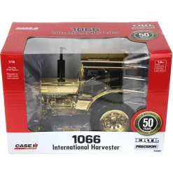 Gold Chrome Chase Unit ~ 1/16 International Harvester 1066 5 Millionth Tractor, 50th Anniversary, ERTL Precision