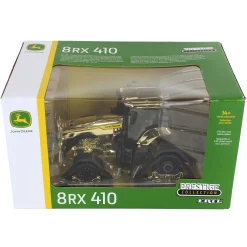 Gold Chrome Chase Unit ~ 1/32 John Deere 8RX 410 4WD with Tracks, ERTL Prestige Collection