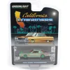Green Chrome Pinstriped Chase ~ 1/64 1973 Ford Thunderbird, Red Custom, California Lowriders Series 6