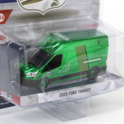 Green Chrome Super Chase ~ 1/64 2020 Ford Transit LWB High Roof, US Customs & Border Patrol, Hot Pursuit Special Edition