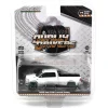 Green Machine ~ 1/64 2020 Ram 3500 Laramie Dually, Bright White & Billet Silver, Dually Drivers Series 14