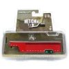 Green Machine ~ 1/64 26ft Continuous Gooseneck Trailer, Red, Hitch & Tow Trailers