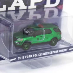 Green Machine Chase Unit ~ 1/64 2017 Ford Police Interceptor Utility, LAPD Bomb Detection K-9 Section, Hobby Exclusive