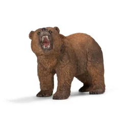 Grizzly Bear with mouth wide open by Schleich