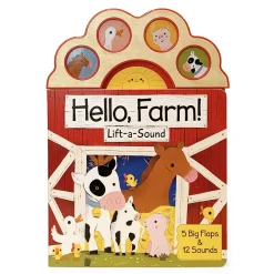 Hello, Farm! Lift-a-Sound Board Book