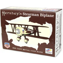 Hershey's Stearman Biplane Coin Bank