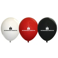 IH 10 Pack of Party Balloons - 4 Red, 3 White & 3 Black