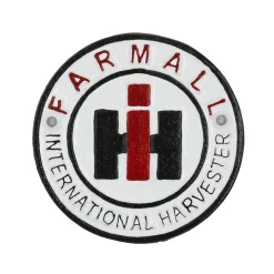 IH Farmall Cast Iron 4.5in Round Sign