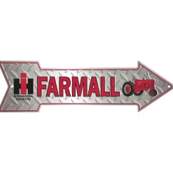 IH Farmall Diamond Plated Arrow Sign