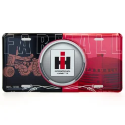 IH Farmall Est. 1923 Black & Red License Plate