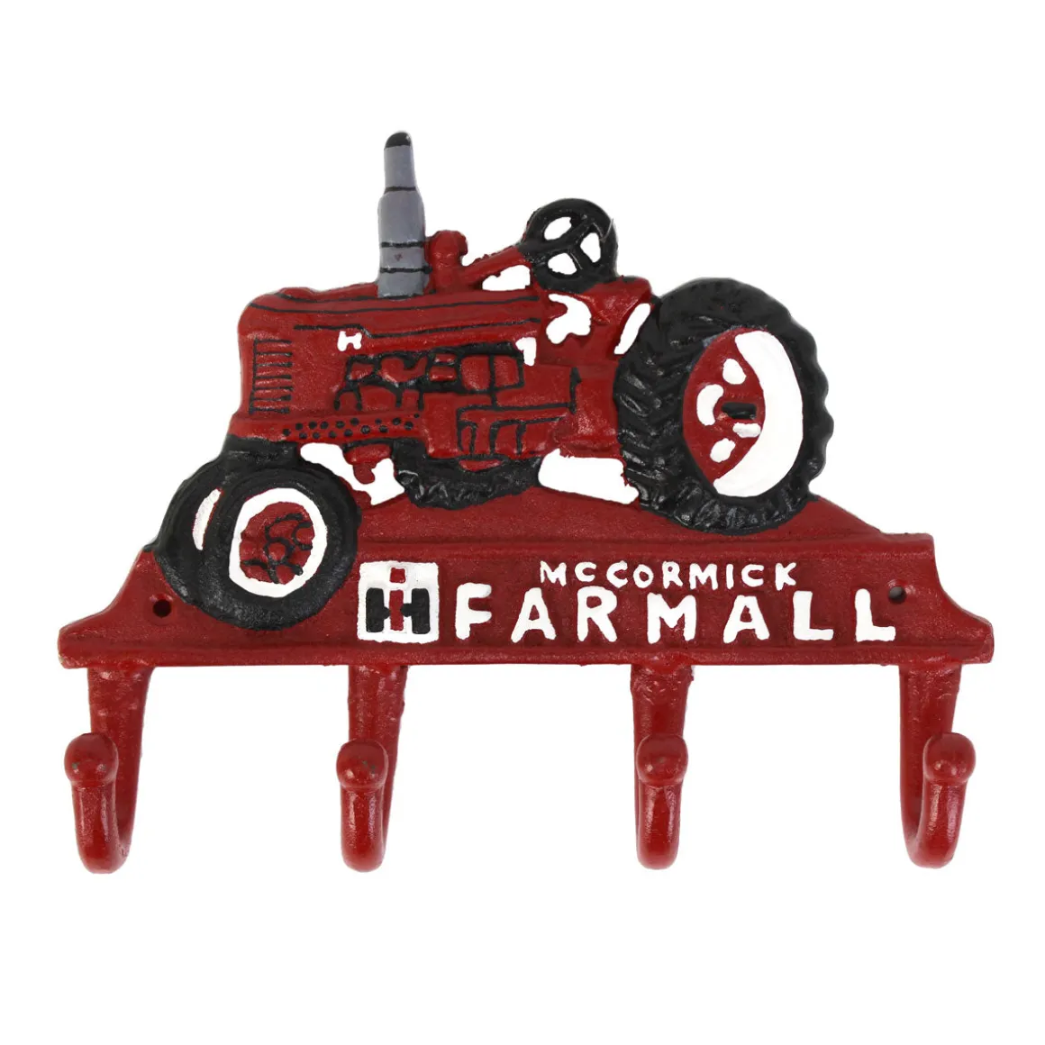 IH Farmall H Cast Iron 4 Peg Coat Rack