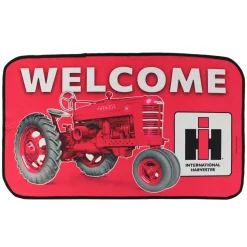 IH Farmall M Tractor Welcome Mat, 30in x 17.75in