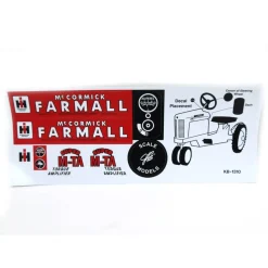 IH Farmall Super MTA Pedal Tractor Decal Set