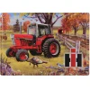 IH International 1086 Cab Tractor with Wildlife Embossed Metal Sign, 16.75in x 12in