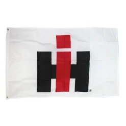 IH Logo 3' x 5' White Nylon Flag
