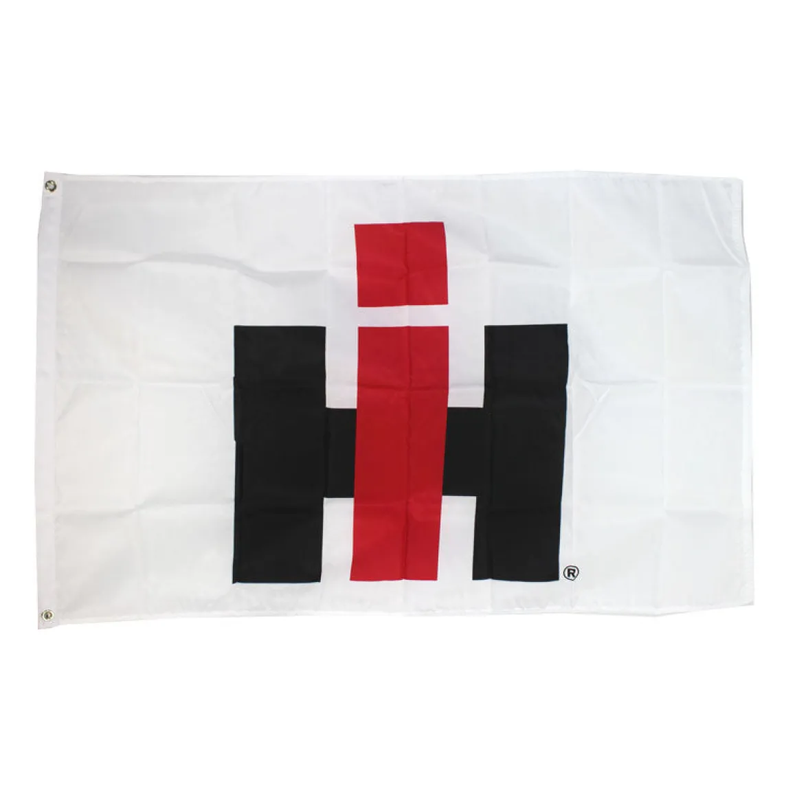 IH Logo 3' x 5' White Nylon Flag