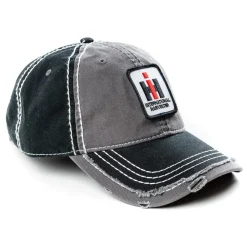 IH Logo Gray and Black Distressed Hat