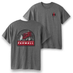 IH McCormick Deering Farmall Tractor Gray T-Shirt