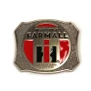 IH McCormick Farmall Brushed Pewter Belt Buckle