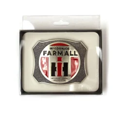 IH McCormick Farmall Brushed Pewter Belt Buckle