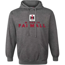 IH McCormick Farmall Heather Charcoal Hooded Sweatshirt