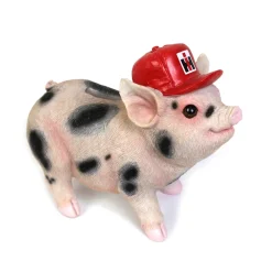 IH Polyresin Spotted Piglet Savings Bank