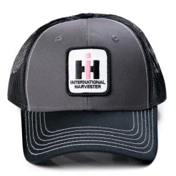 IH Stitched Logo Gray with Black Mesh Back Hat