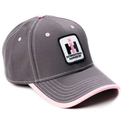 IH Stitched Logo Gray with Pink Accents Hat