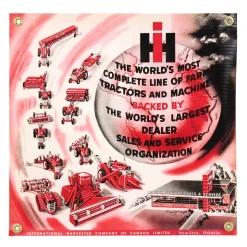 IH Vintage 1962 Logo 18in x 18in Vinyl Banner