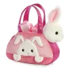 7in Peek-a-Boo Bunny Fancy Pals Purse by Aurora