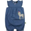Infant John Deere Embroidered Horse Romper