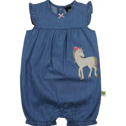 Infant John Deere Embroidered Horse Romper