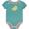 Infant John Deere Light Blue Baby Chick Short Sleeve Onesy
