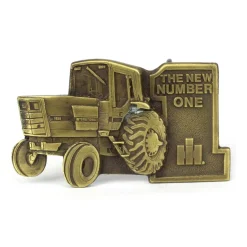 International 5288 Brass Belt Buckle with "The New Number One"