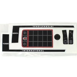 International Harvester 1066 Black Stripe Pedal Tractor Decal Set