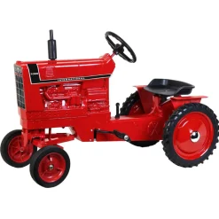 International Harvester 1066 Black Stripe Pedal Tractor with Rear Fenders & Muffler